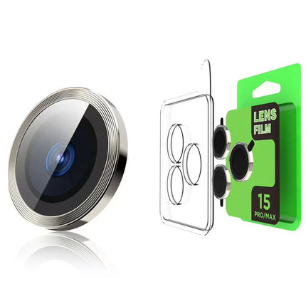 iPhone 15 Raze Metal Kamera Lens - Pembe 3