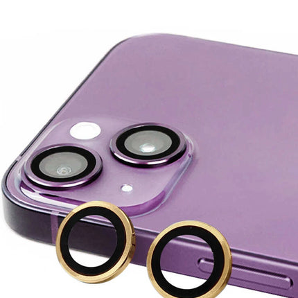 iPhone 15 Raze Metal Kamera Lens - Sarı