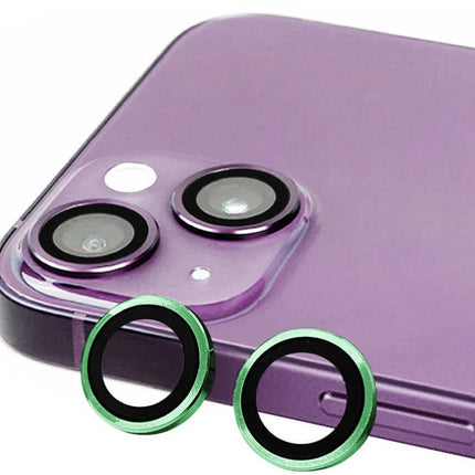 iPhone 15 Raze Metal Kamera Lens - Yeşil