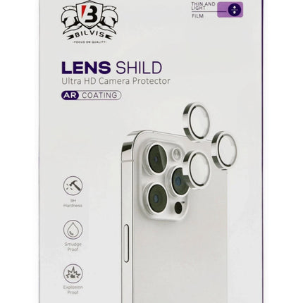 iPhone 16 Bilvis Titan Kamera Lens - Gümüş 3