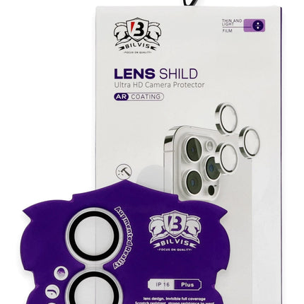 iPhone 16 Bilvis Titan Kamera Lens - Gümüş