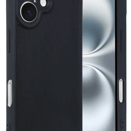 iPhone 16 Aras Deri Kapak Kılıf - Siyah
