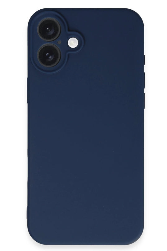 iPhone 16 First Silikon Kılıf - Lacivert 3