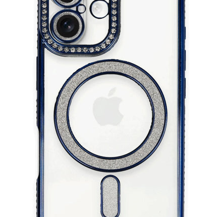 iPhone 16 Joke Simli Magneticsafe Kılıf - Lacivert