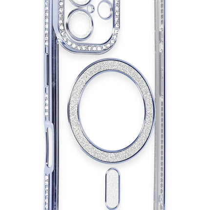 iPhone 16 Joke Simli Magneticsafe Kılıf - Mavi 3