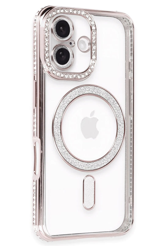 iPhone 16 Joke Simli Magneticsafe Kılıf - Pembe