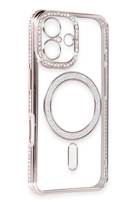 iPhone 16 Joke Simli Magneticsafe Kılıf - Pembe 3