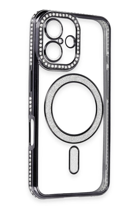 iPhone 16 Joke Simli Magneticsafe Kılıf - Siyah 3