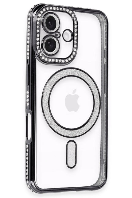iPhone 16 Joke Simli Magneticsafe Kılıf - Siyah