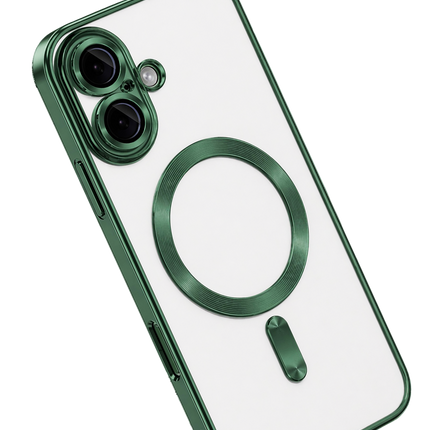 iPhone 16 Kross Magneticsafe Kapak Kılıf - Koyu Yeşil 2