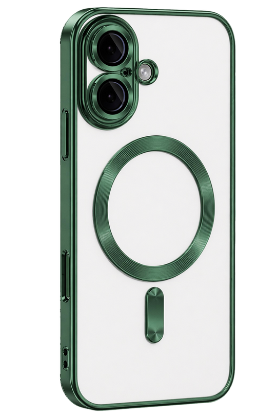 iPhone 16 Kross Magneticsafe Kapak Kılıf - Koyu Yeşil