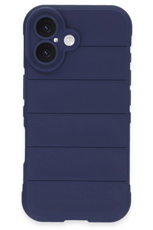 iPhone 16 Optimum Silikon Kılıf - Lacivert