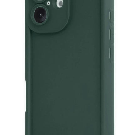 iPhone 16 Viera Silikon Kılıf - Koyu Yeşil
