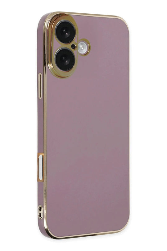 iPhone 16 Volet Silikon Kılıf - Mor