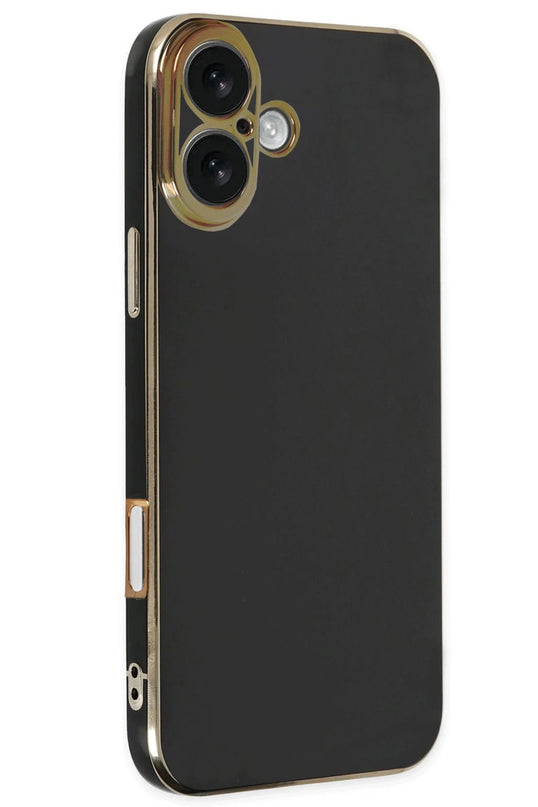 iPhone 16 Volet Silikon Kılıf - Siyah