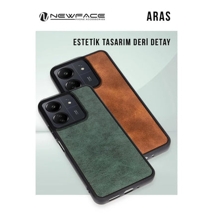 iPhone 16 Plus Aras Deri Kapak Kılıf - Kırmızı 3