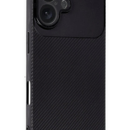 iPhone 16 Plus Auto Focus Karbon Kapak Kılıf - Siyah 2