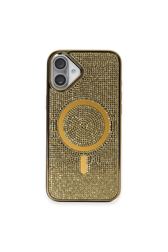 iPhone 16 Plus Helen Magsafe Kapak Kılıf - Gold