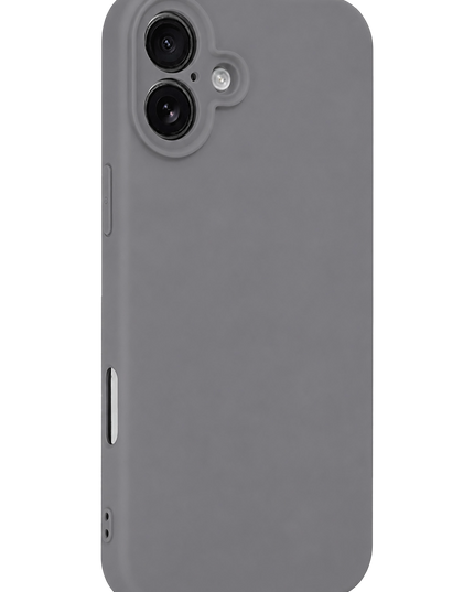 iPhone 16 Plus First Silikon Kılıf - Gri 2