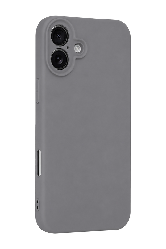 iPhone 16 Plus First Silikon Kılıf - Gri 2