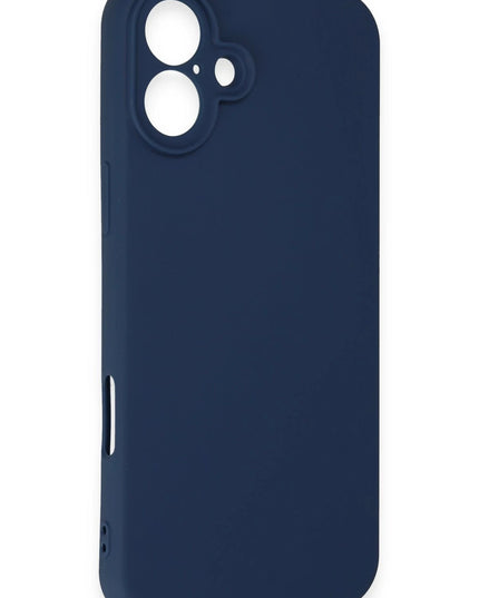 iPhone 16 Plus First Silikon Kılıf - Lacivert 3