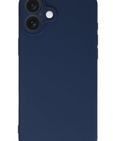 iPhone 16 Plus First Silikon Kılıf - Lacivert 4