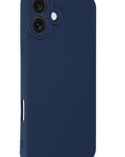 iPhone 16 Plus First Silikon Kılıf - Lacivert 2