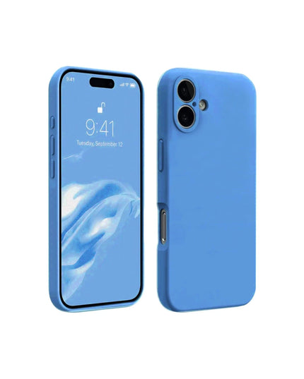 iPhone 16 Plus First Silikon Kılıf - Mavi