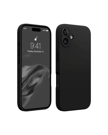 iPhone 16 Plus First Silikon Kılıf - Siyah