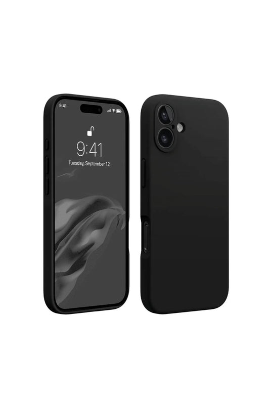 iPhone 16 Plus First Silikon Kılıf - Siyah