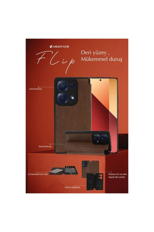 iPhone 16 Plus Flip Cover Kılıf - Koyu Yeşil 3