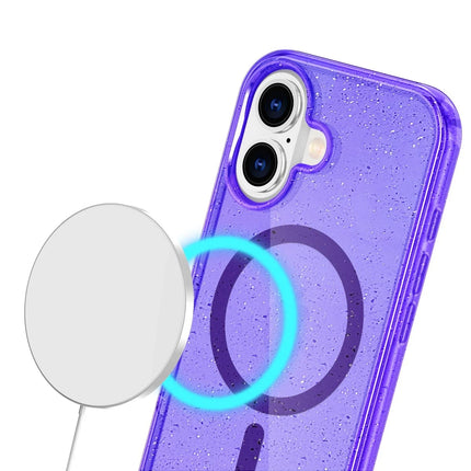iPhone 16 Plus Star Magsafe Kapak Kılıf - Mor 4