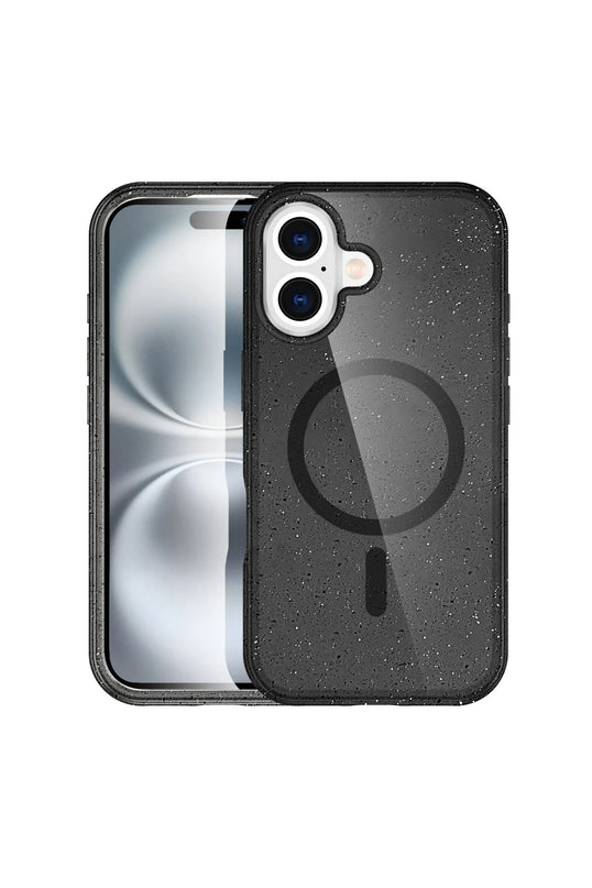 iPhone 16 Plus Star Magsafe Kapak Kılıf - Siyah