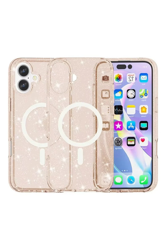 iPhone 16 Plus Star Magsafe Kapak Kılıf - Turuncu