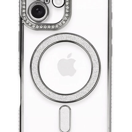 iPhone 16 Plus Joke Simli Magneticsafe Kılıf - Gri