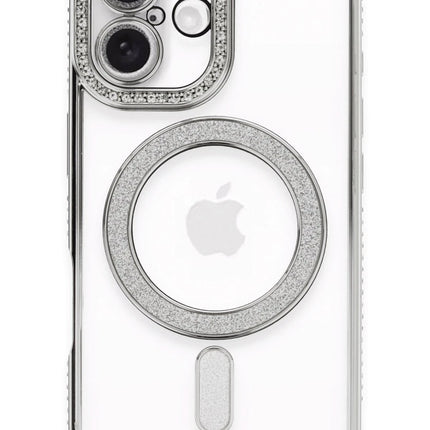 iPhone 16 Plus Joke Simli Magneticsafe Kılıf - Gümüş