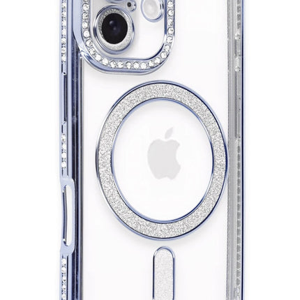 iPhone 16 Plus Joke Simli Magneticsafe Kılıf - Mavi 2