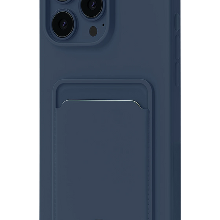 iPhone 16 Plus Kelvin Kartvizitli Silikon Kılıf - Lacivert