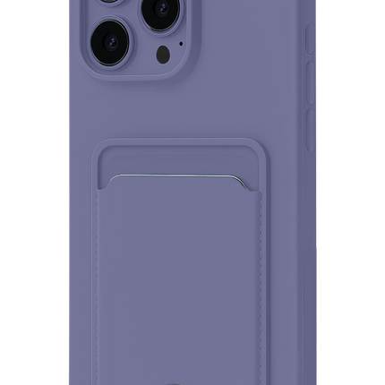iPhone 16 Plus Kelvin Kartvizitli Silikon Kılıf - Lila