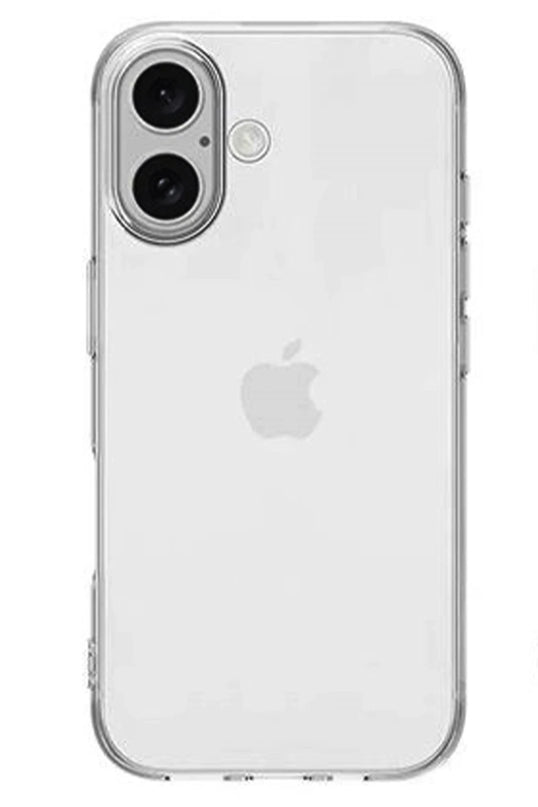 iPhone 16 Plus Lüx Şeffaf Silikon Kılıf 2