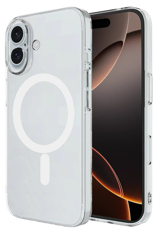 iPhone 16 Plus Magneticsafe Şeffaf Silikon Kılıf