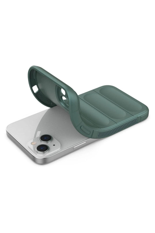 iPhone 16 Plus Optimum Silikon Kılıf - Koyu Yeşil 2
