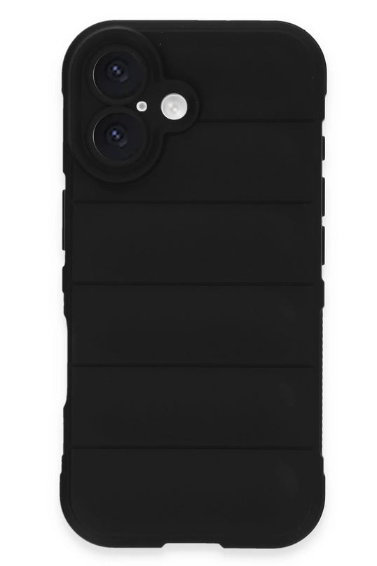 iPhone 16 Plus Optimum Silikon Kılıf - Siyah