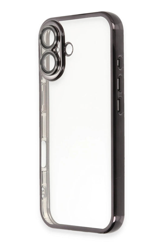 iPhone 16 Plus Razer Lensli Silikon Kılıf - Siyah 2