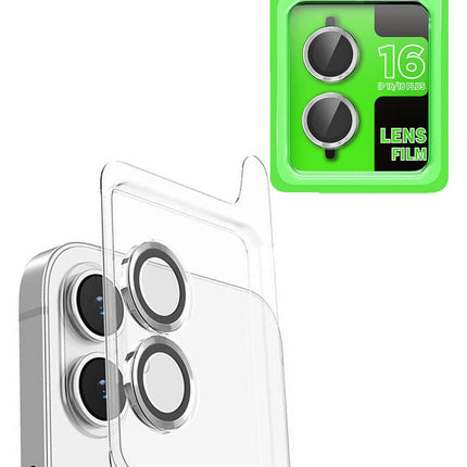 iPhone 16 Plus Raze Metal Kamera Lens - Beyaz