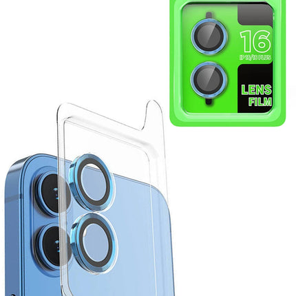 iPhone 16 Plus Raze Metal Kamera Lens - Lacivert