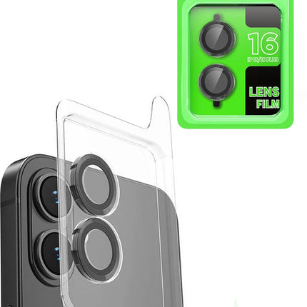 iPhone 16 Plus Raze Metal Kamera Lens - Siyah