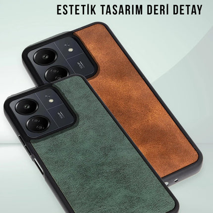 iPhone 16 Pro Aras Deri Kapak Kılıf - Taba 3