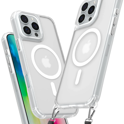 iPhone 16 Pro Enka Magsafe Silikon Kılıf - Şeffaf