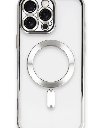 iPhone 16 Pro Kross Magneticsafe Kapak Kılıf - Gümüş
